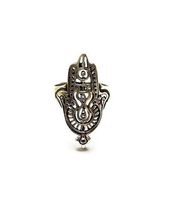 Bague Hamsa - Argent 3