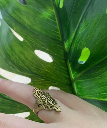 Bague Hamsa - Argent 5