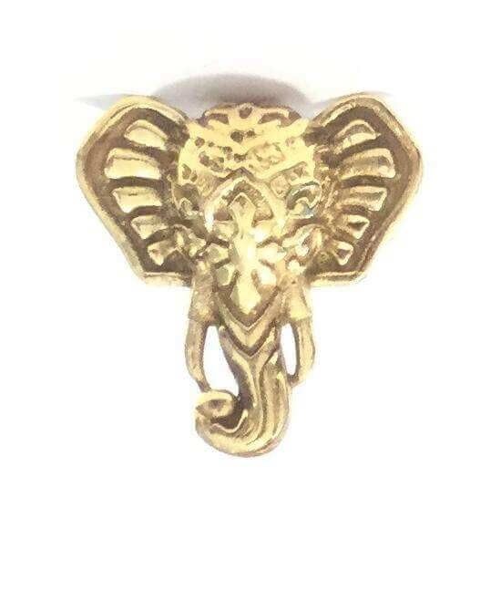 Anello Testa di Elefante - Oro