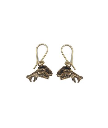 Boucles D'oreilles Mini Poisson - Argent 5