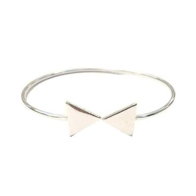 Pulsera Geométrica Simple - Triángulo de Plata