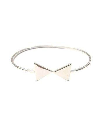 Bracelet Géométrique Simple - Triangle Argenté 1