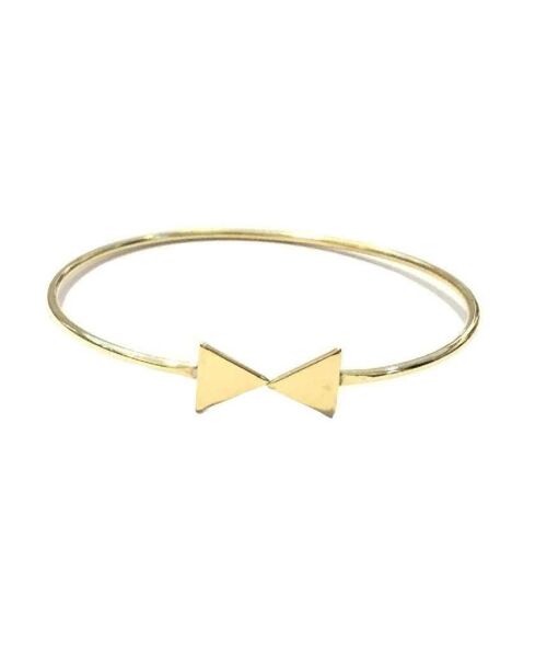 Simple Geometric Bracelet - Gold Triangle