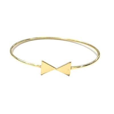 Einfaches geometrisches Armband - goldenes Dreieck