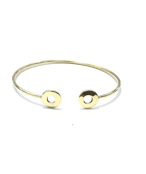 Simple Geometric Bracelet - Gold Circle