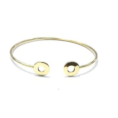 Simple Geometric Bracelet - Gold Circle