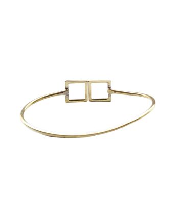 Bracelet Géométrique Simple - Cercle Doré 5