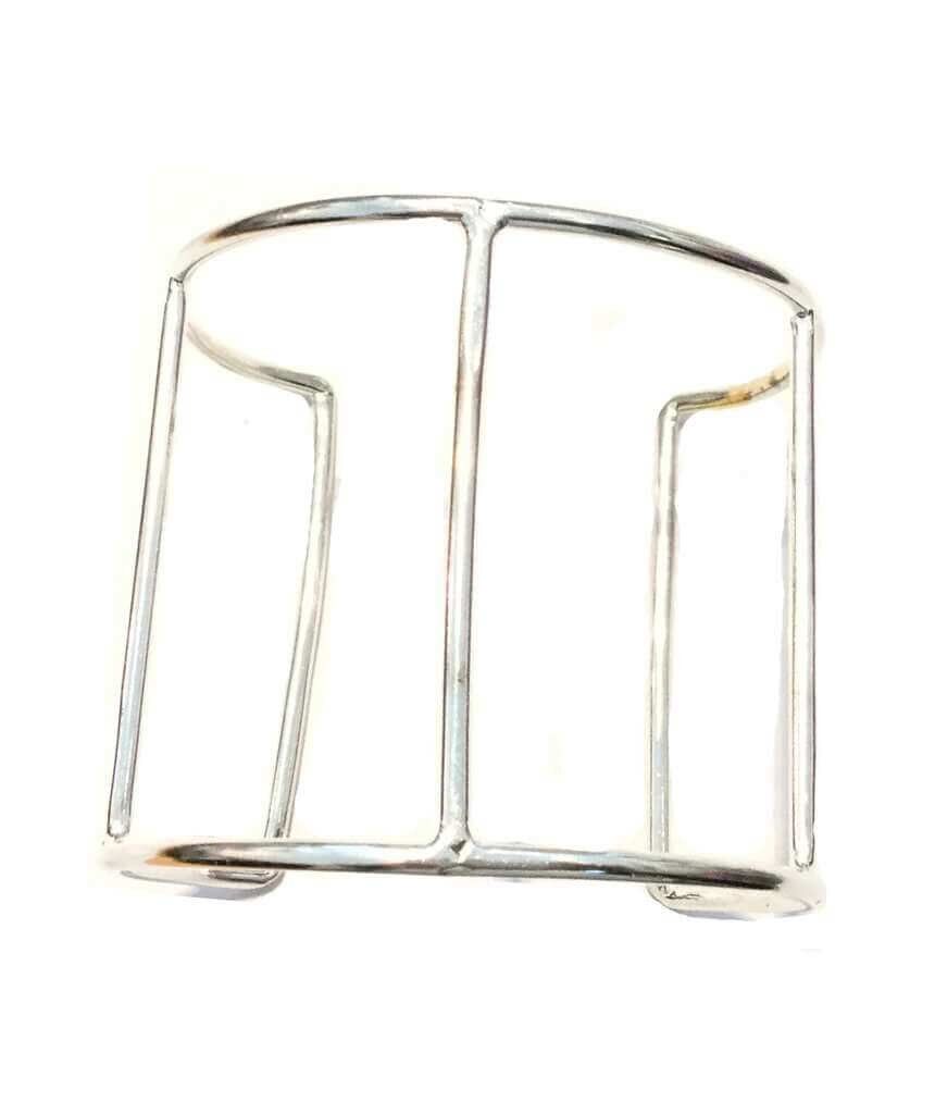 Cage Manschettenarmband - Silber