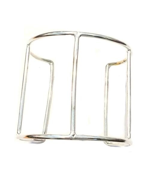 Cage Cuff Bracelet - Silver