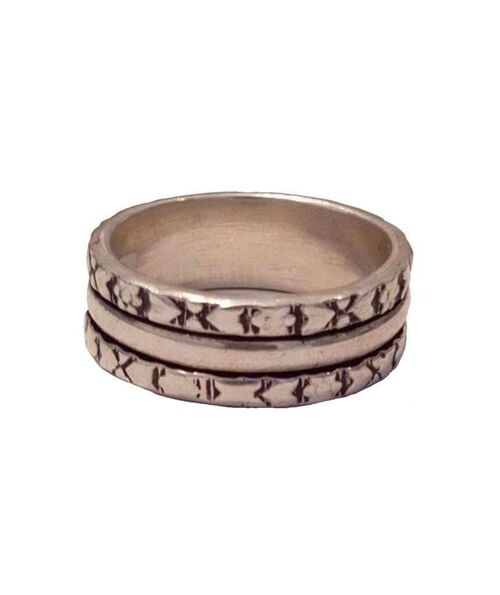 Premium Sterling Silver Engraved Ring