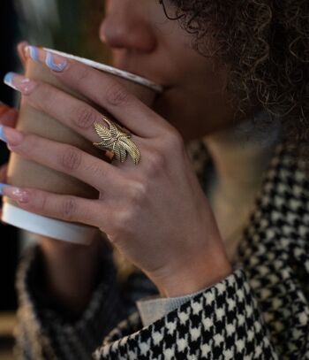 Bague Fleur - Argent 4