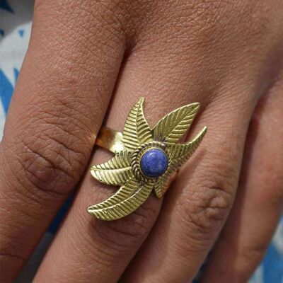 Flower Ring - Purple