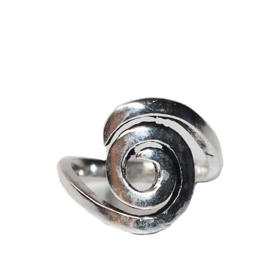 Eye Swirl Ring - Silver