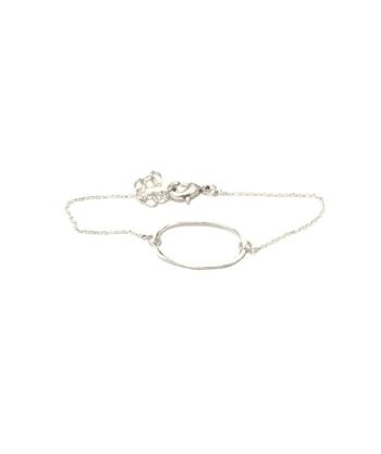 Bracelet Géométrique Classique - Ovale Argent 1