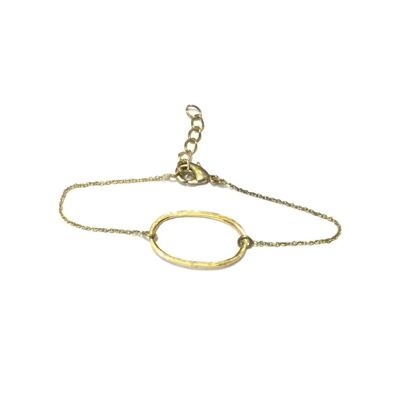 Klassisches geometrisches Armband - Gold Oval