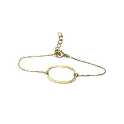 Classic Geometric Bracelet - Gold Oval