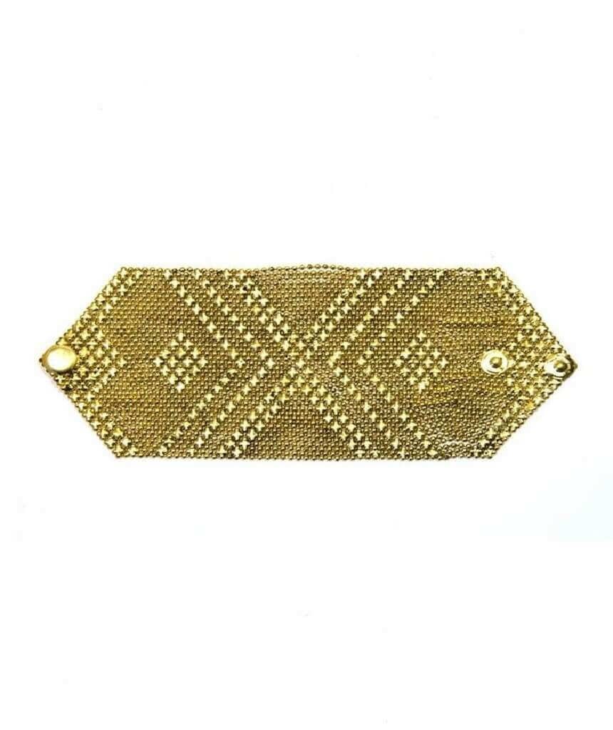 Bracciale in cotta di maglia d'oro - Grande