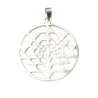 Silver Round Pendant