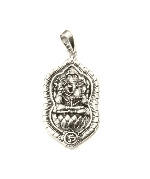Ganesha Pendant - Silver