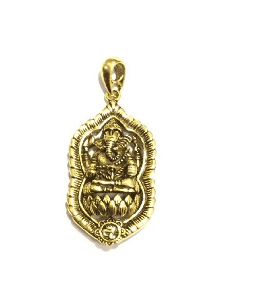 Ganesha Pendant - Gold