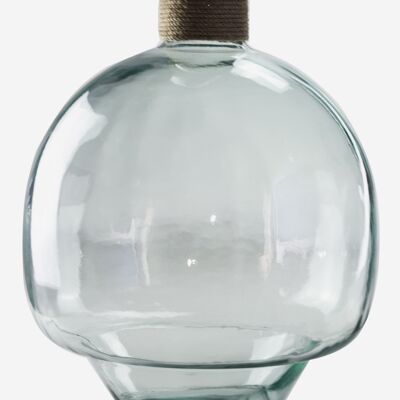 Bom transparent vase 40 cm with rope