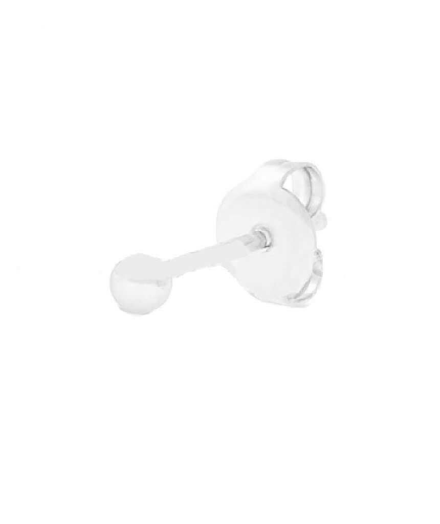 Boucles d'Oreilles Clou en Acier Inoxydable - Argent