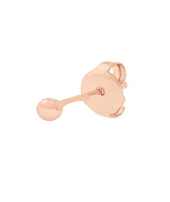 Boucle d'oreille en acier inoxydable - Or rose 1