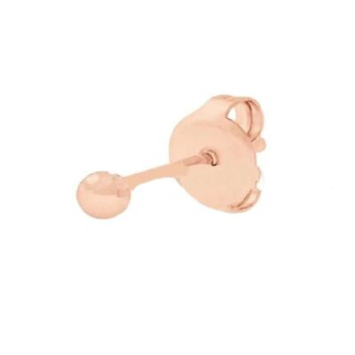 Boucle d'oreille en acier inoxydable - Or rose