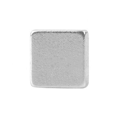 Boucle d'oreille clou magnétique unisexe - Carré d'argent