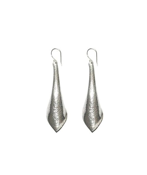 Elegant Drop Earrings - Silver