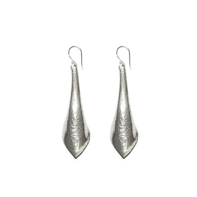 Boucles d'oreilles pendantes élégantes - Argent