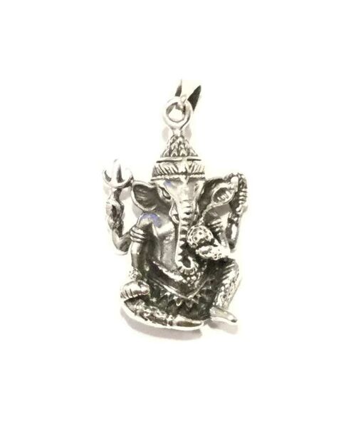 Lord Ganesha Pendant - Silver