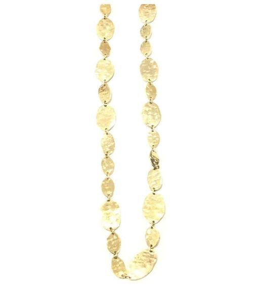 Long Link Statement Necklace - Gold
