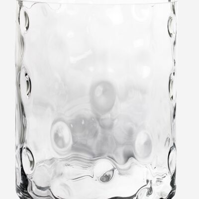Large turtle transparent vase