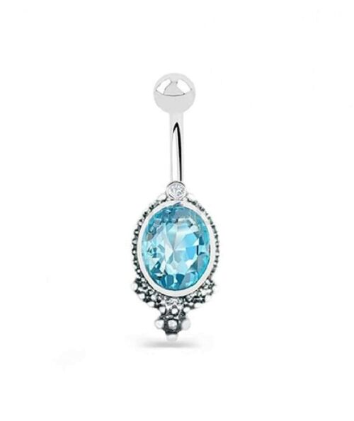 Ethnic Surgical Steel Belly Ring - Style 1