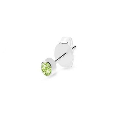 Classic Stone Ear Stud - Green