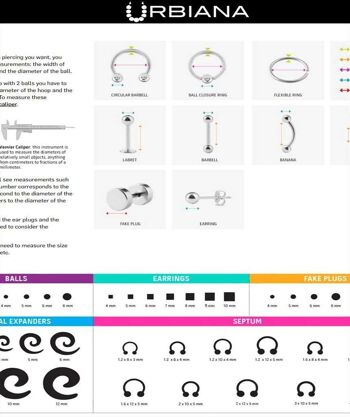 Anneau Septum Charnière Tressé Acier Chirurgical - Argent 6mm 3