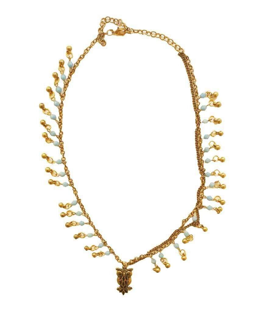 Chaîne porte-bonheur - Hibou