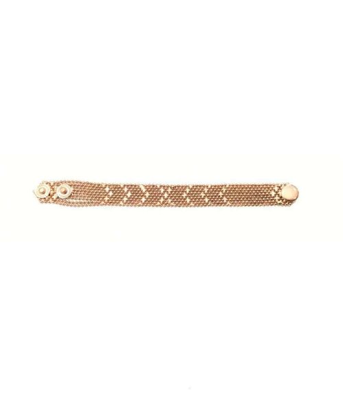 Rose Gold Chainmail Bracelet - Small