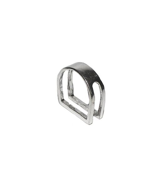 Geometric Thumb Ring - Silver