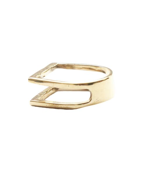 Geometric Thumb Ring - Gold