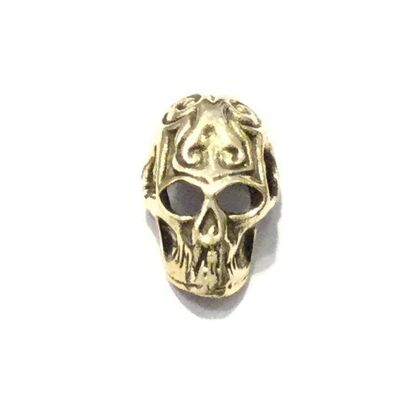 Totenkopf-Anhänger - Gold