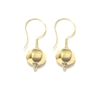 Boucles d'oreilles mini pendantes dorées