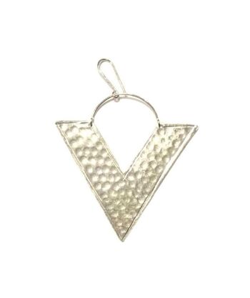 Boucles d'Oreilles Grand Triangle - Or 2