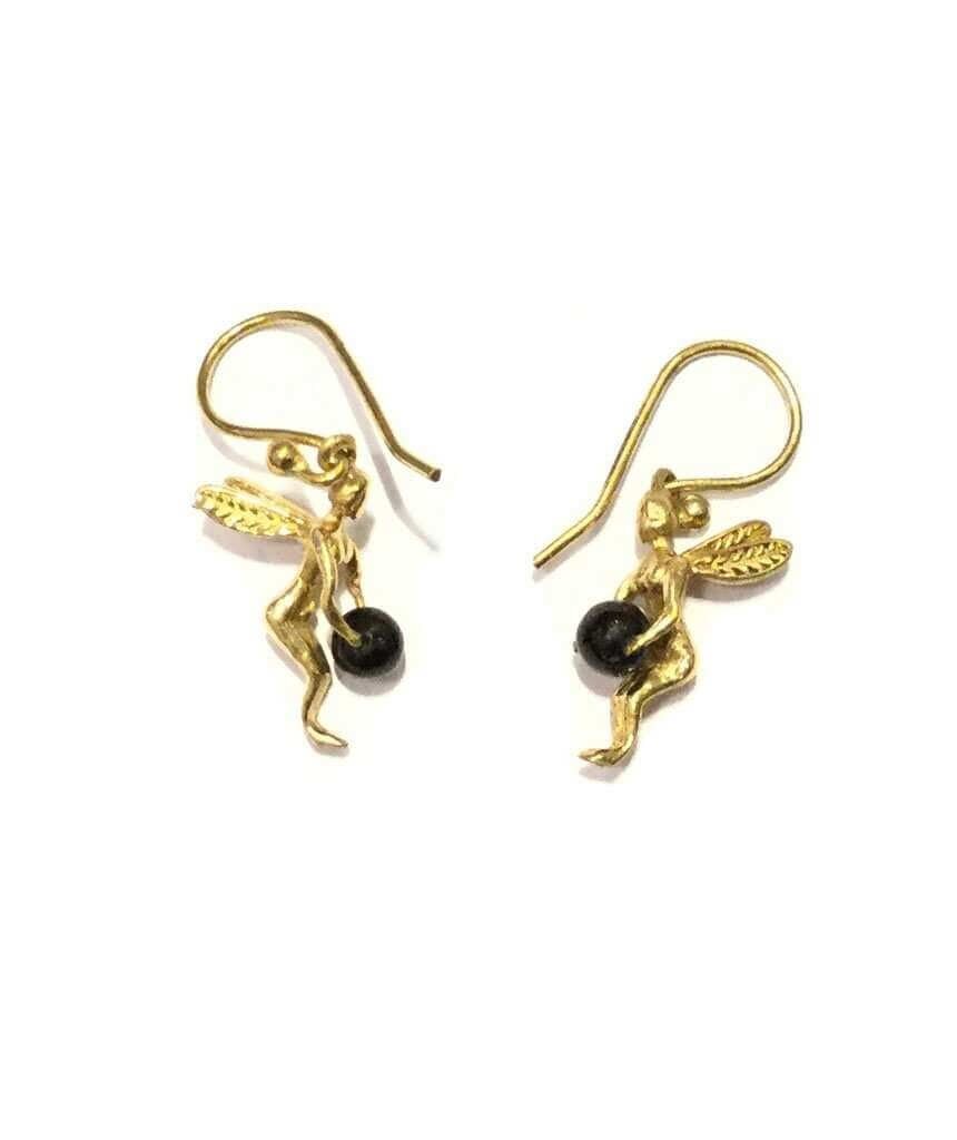 Pendientes Mini Hadas - Negro