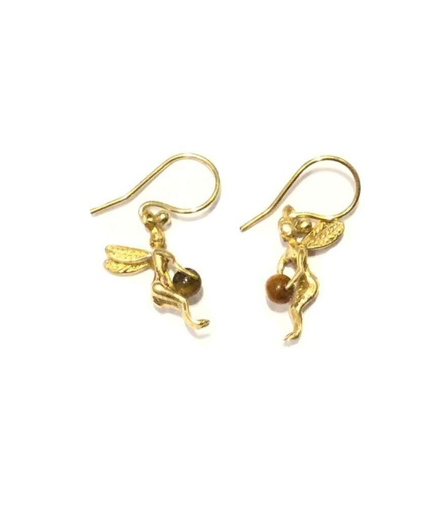 Pendientes Mini Hadas - Marrón