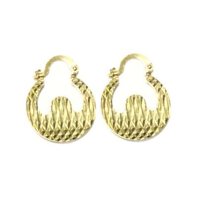 Boucles d'oreilles Circle Baggy - Or