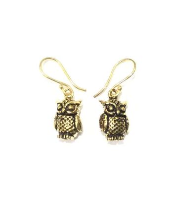 Boucles d'oreilles mini chouette 1