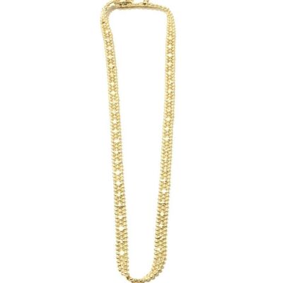 Long Chainmail Necklace - Gold