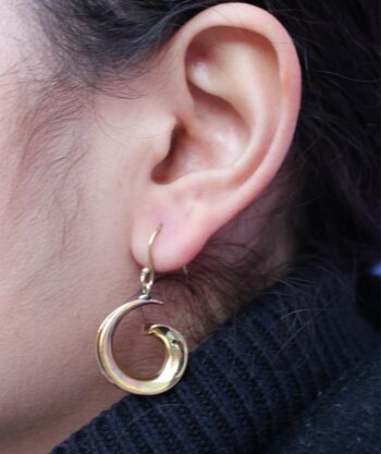 Boucles d'oreilles pendantes pivotantes 2